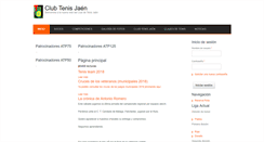 Desktop Screenshot of cdtenisjaen.es
