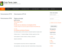 Tablet Screenshot of cdtenisjaen.es